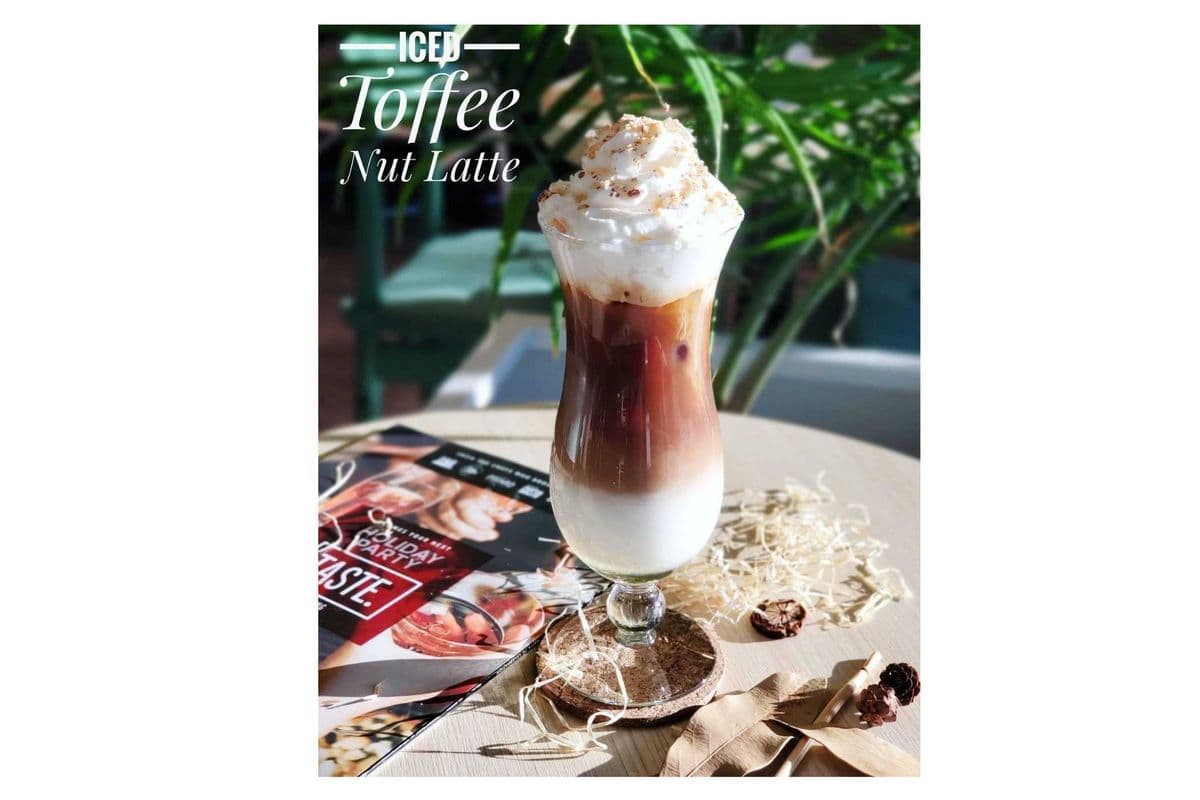Iced Toffee Nut Latte