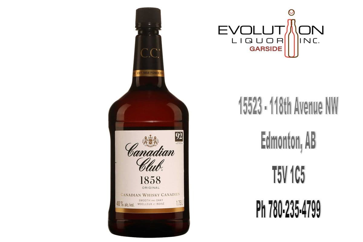 Canadian Club Premium 1750P (1 x 1.75L Plastic Bottle)