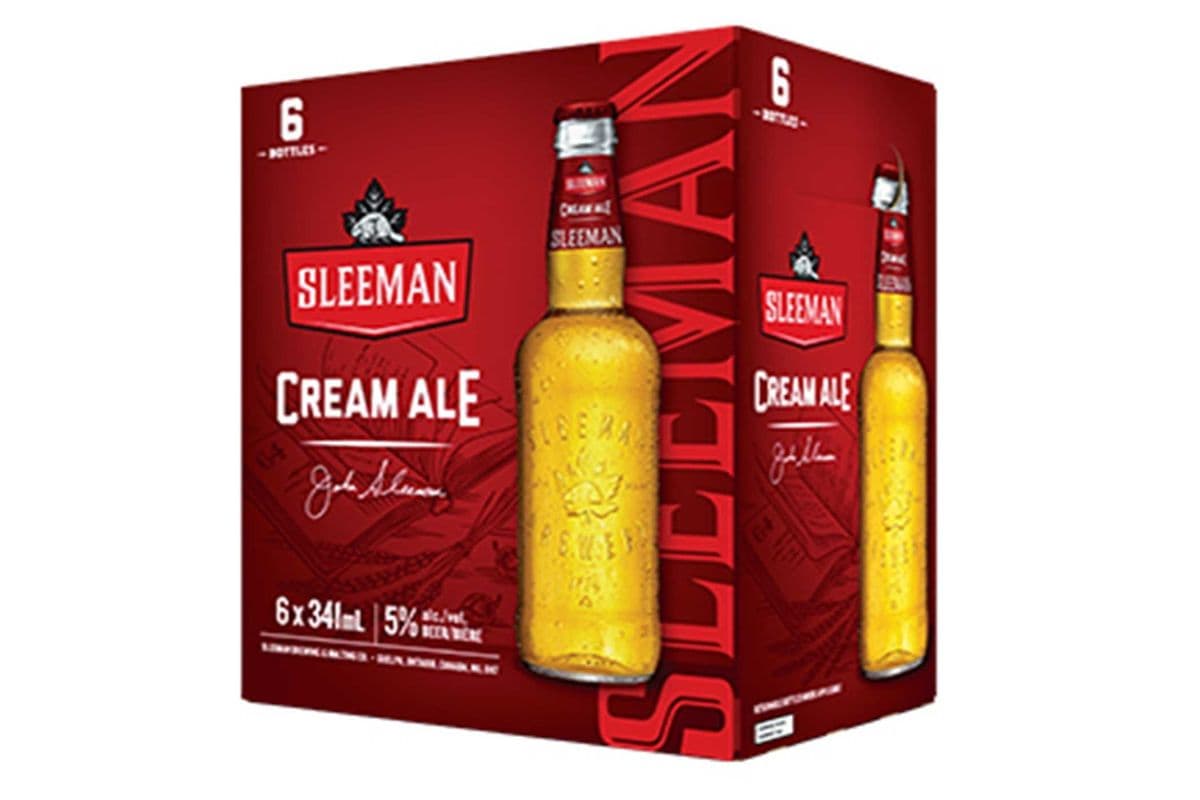 Sleeman Cream Ale 6 BOTTLES (6 x 341ML)