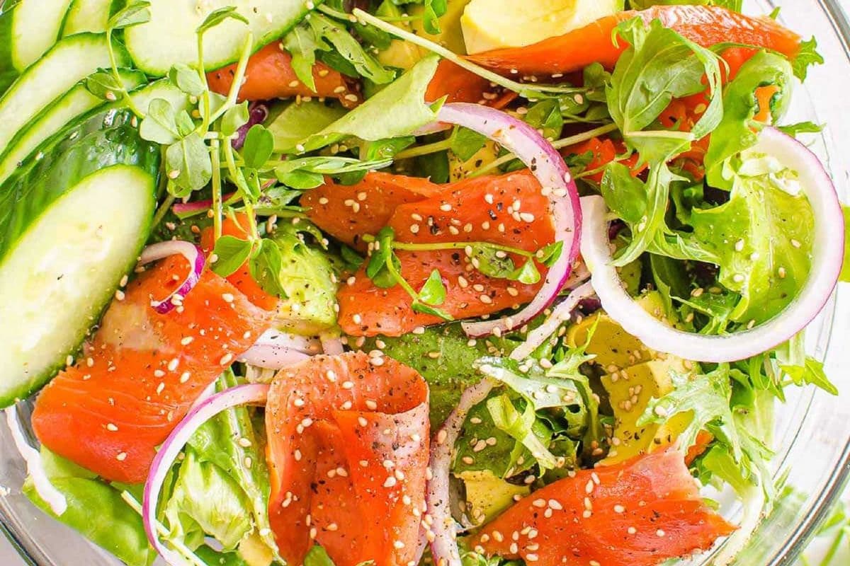 Smoked Salmon Salad