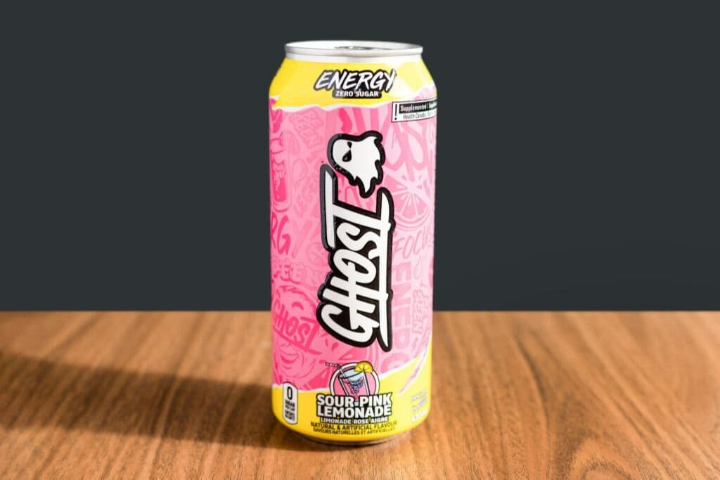 Ghost Sour pink Lemonade (473ml)