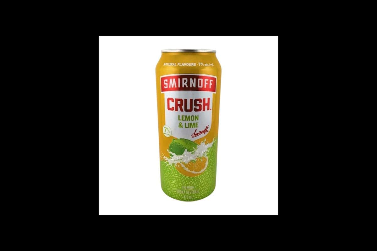 SMIRNOFF CRUSH LEMON LIME - 473ML (1 x 473ML)