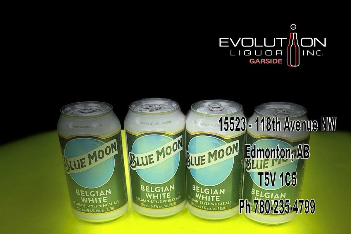 Blue Moon Belgian White Wheat Ale C355-04 (4 x 355ml Can)
