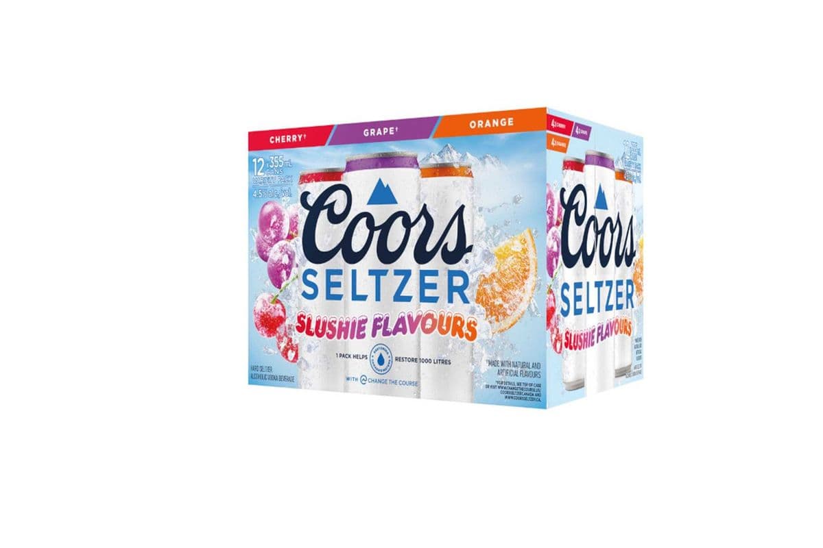 112109 - COORS SELTZER SLUSHIE FLAVOURS PACK (12 x 355ML (CANS))
