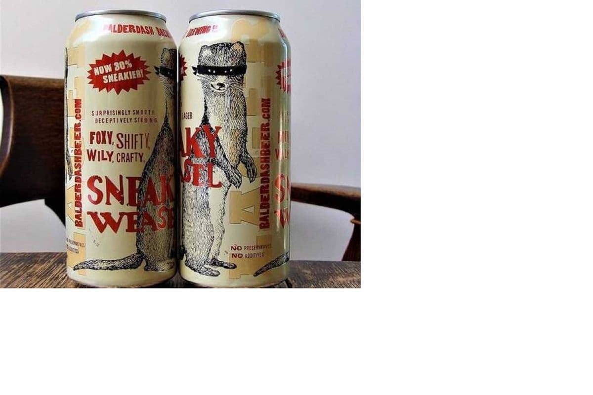 Balderdash - Sneaky Weasel King Can 710mL, (5.6% ABV) (1 x 710mL)