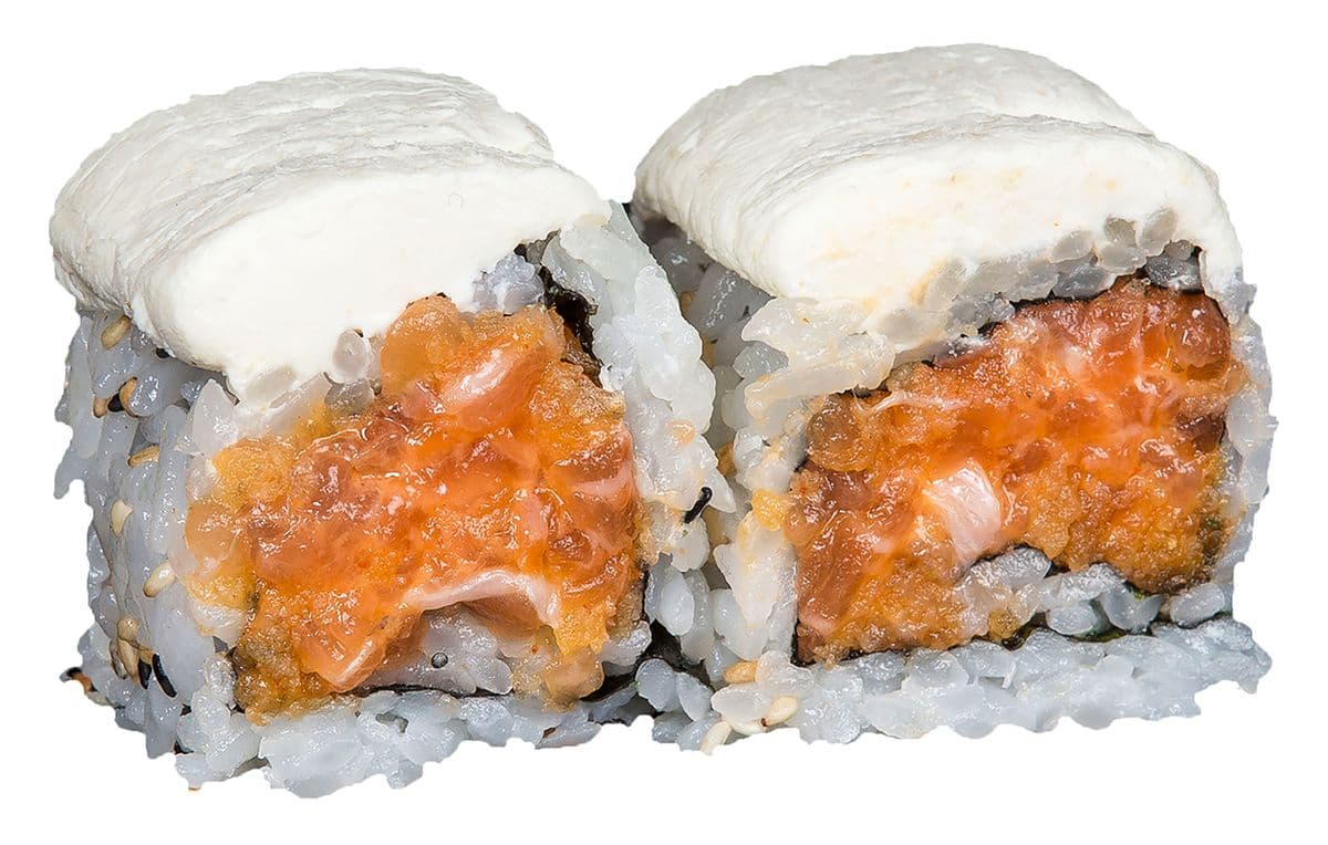 Spicy Salmon & Cream Cheese Roll (6pcs)