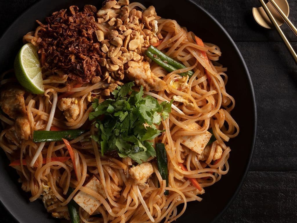 Pad thaï Crevettes / Pad Thai Chicken Shrimp