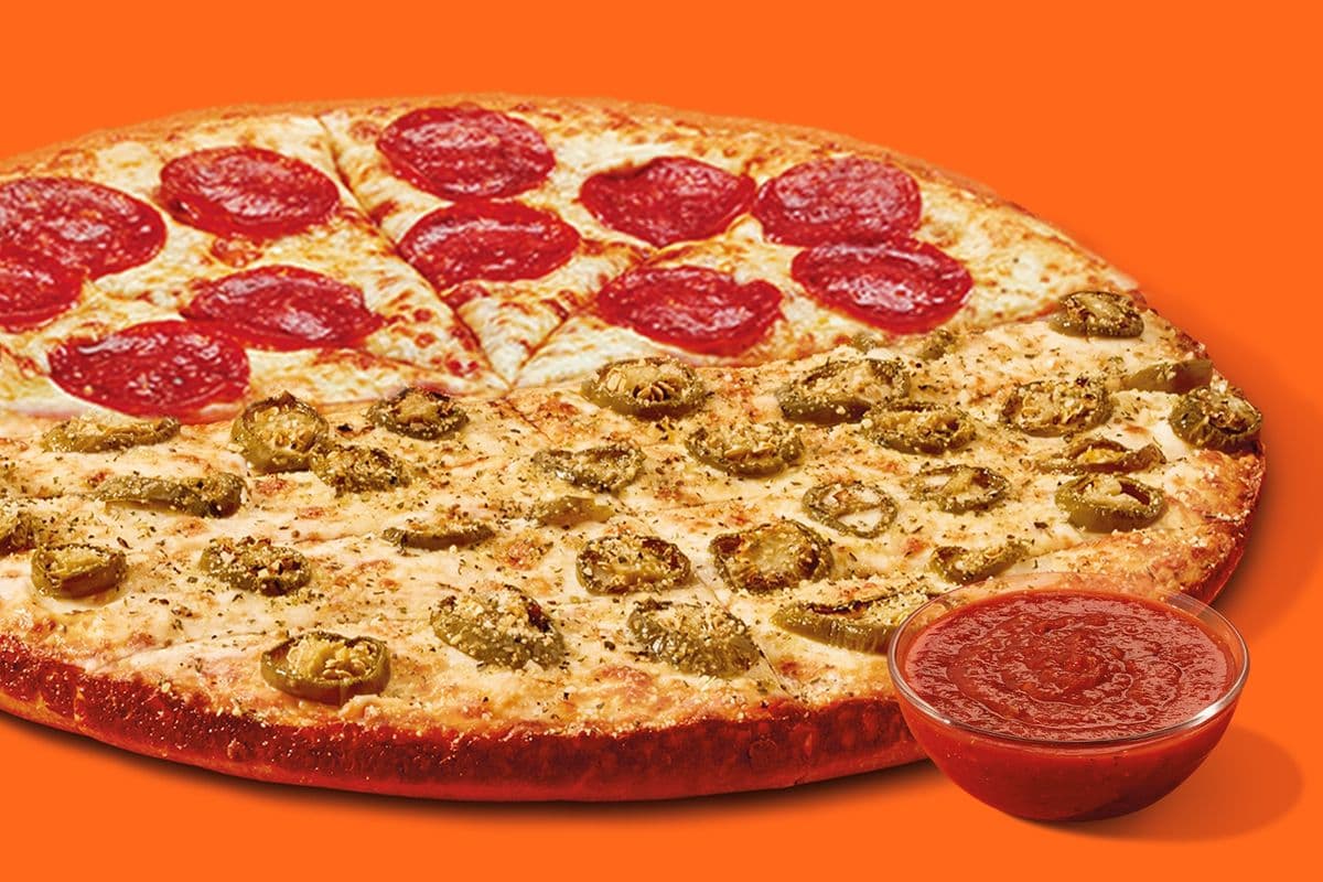 Pepperoni Slices-N-Jalapeno Stix with Crazy Sauce