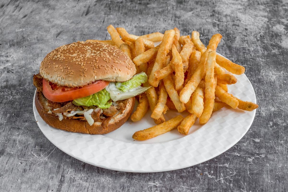 Double Cheese Burger with Fries