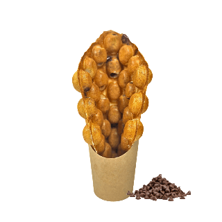 Chocolate Chip Bubble Waffle (Most Popular!)
