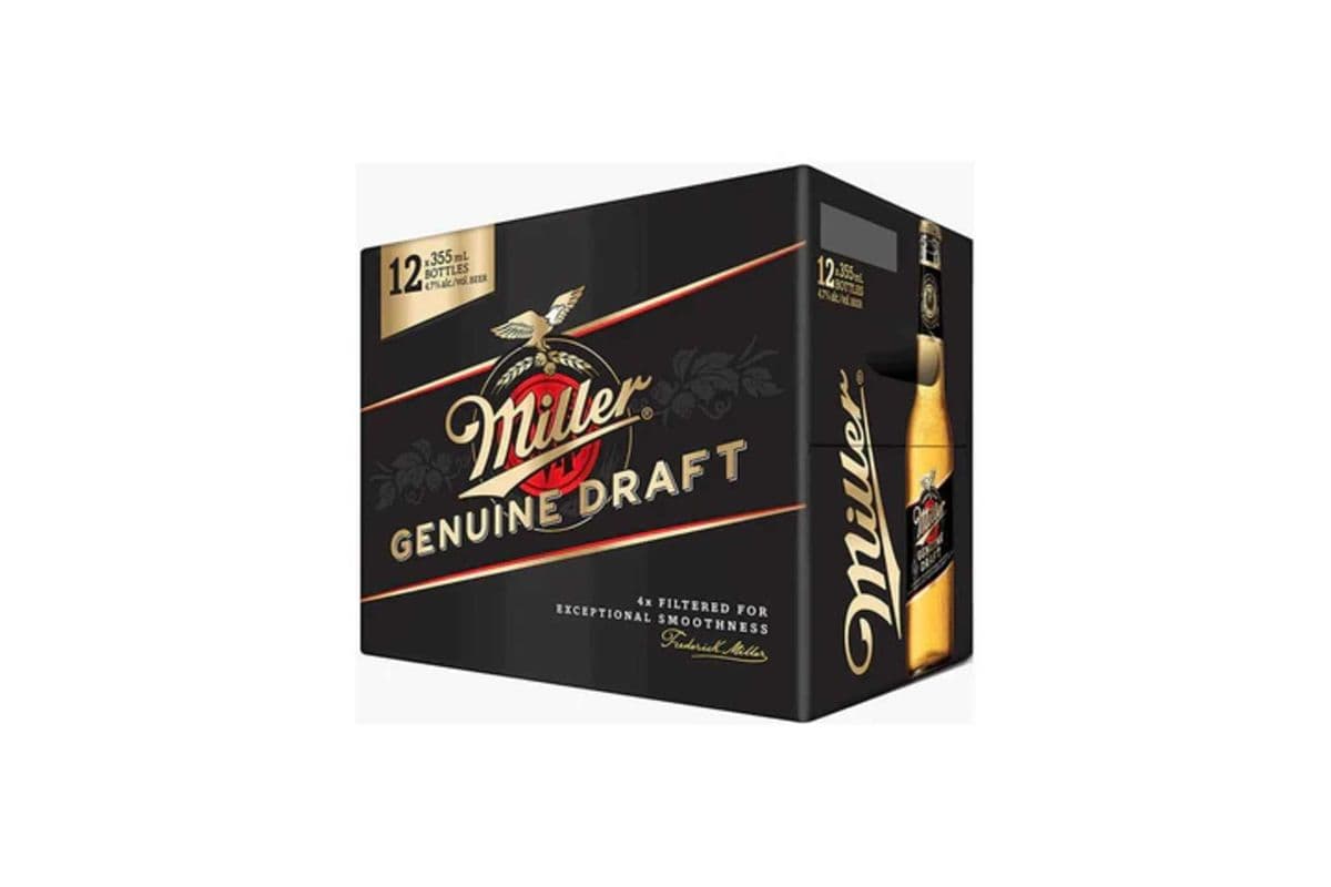 Miller Geniune Draft (1 x 12 bottles)