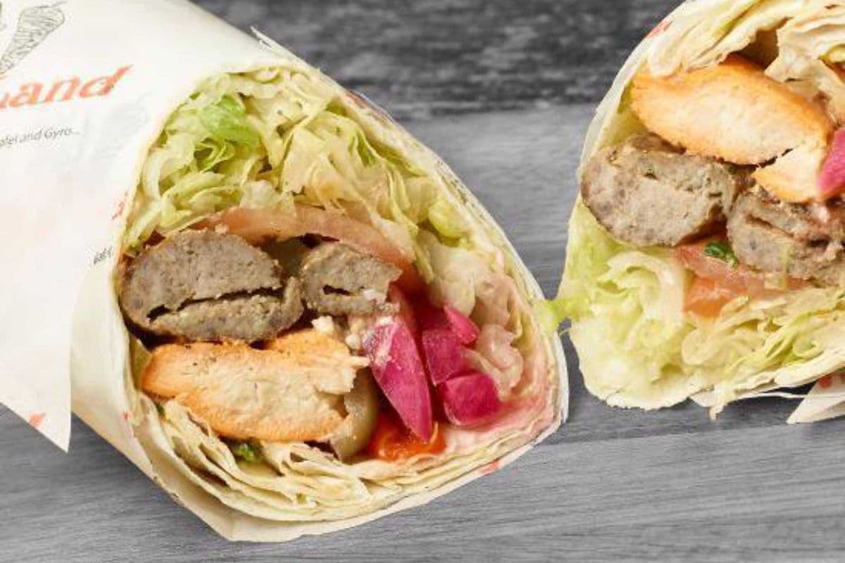 Large Mixed Kebab Wrap Combo