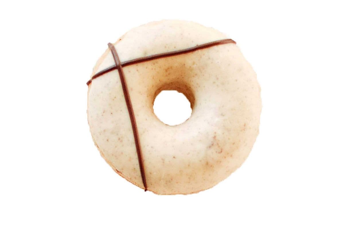 Espresso and White Chocolate Gluten-Free Donut