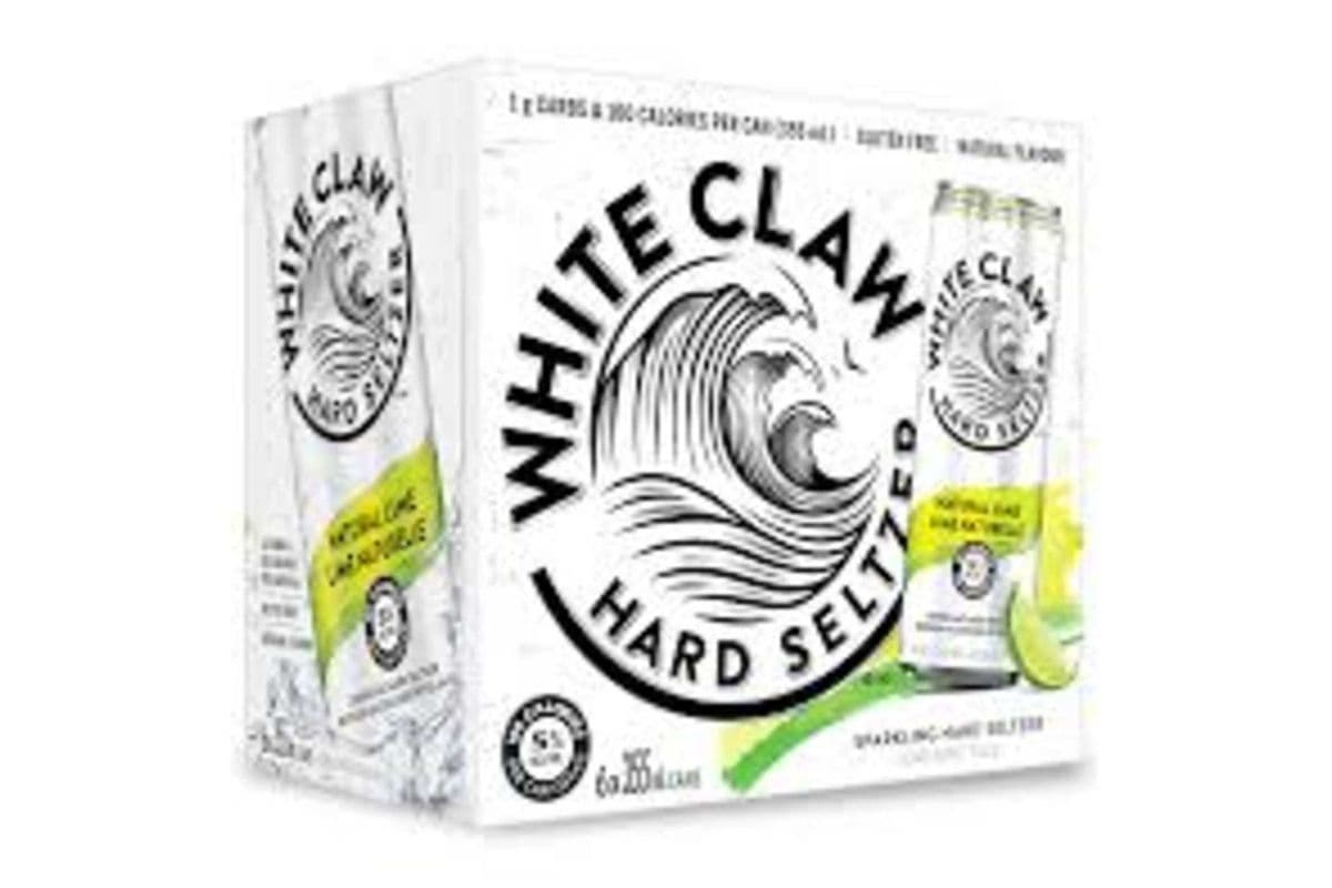 White Claw Natural Lime (6 x 355 ml Cans)