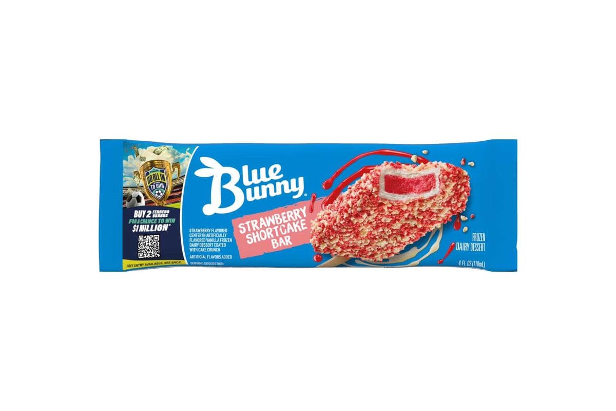 Blue Bunny Strawberry Shortcake Bar (118 ml)
