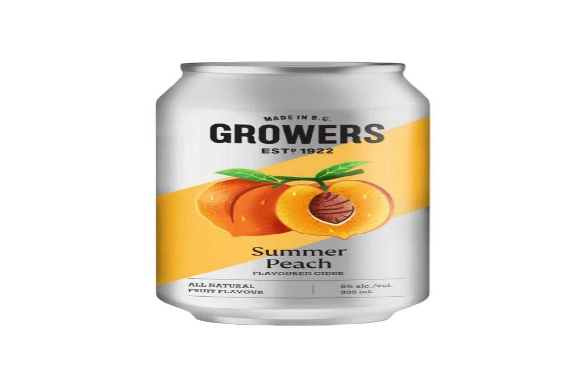 GROWERS PEACH 6 CANS (1 x 6 CANS)