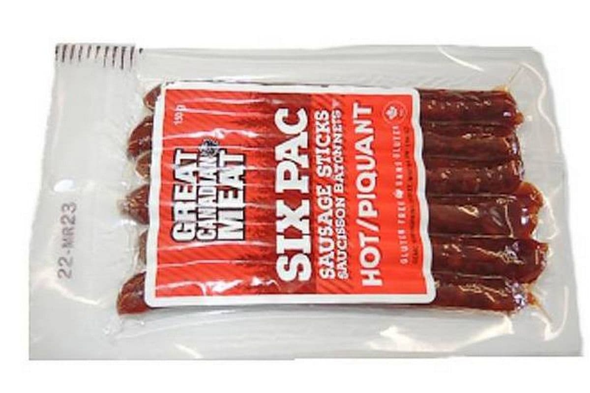Great Canadian Meat - Sausage Sticks Hot (Six-Pack) (150 g)