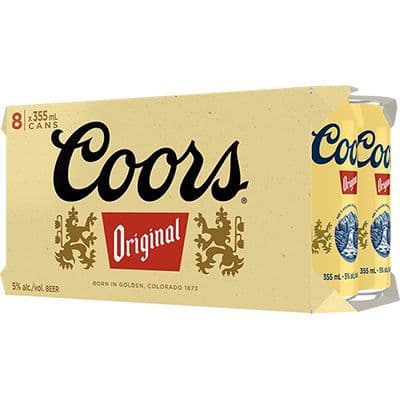 COORS ORIGINAL 8 CAN (8 x 355ml)