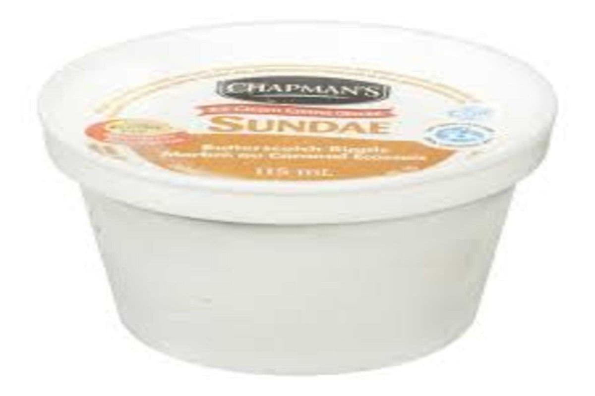 Chapmans-Sundae Cup Butterscotch Ripple (115 ml)