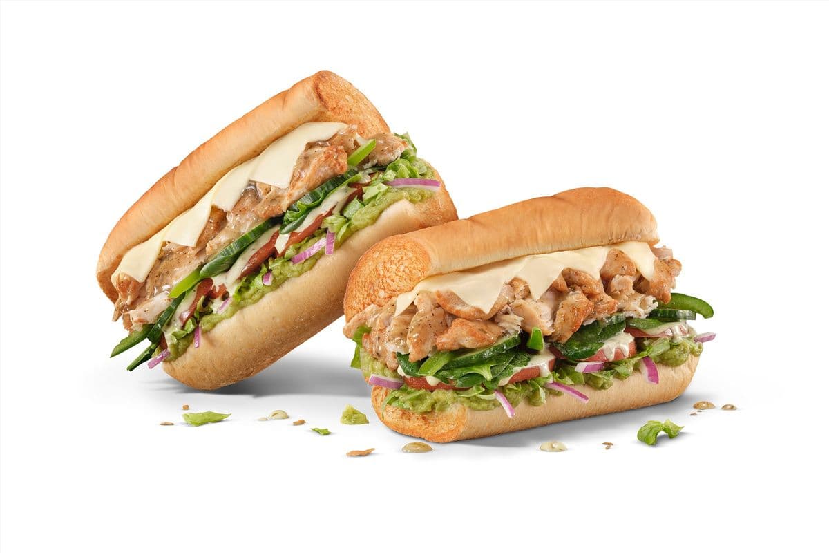 #7 Green Goddess Chicken Footlong Sub (1160 Cals)