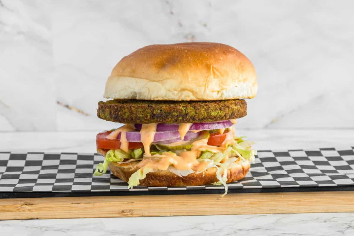 Green Veggie Burger - D