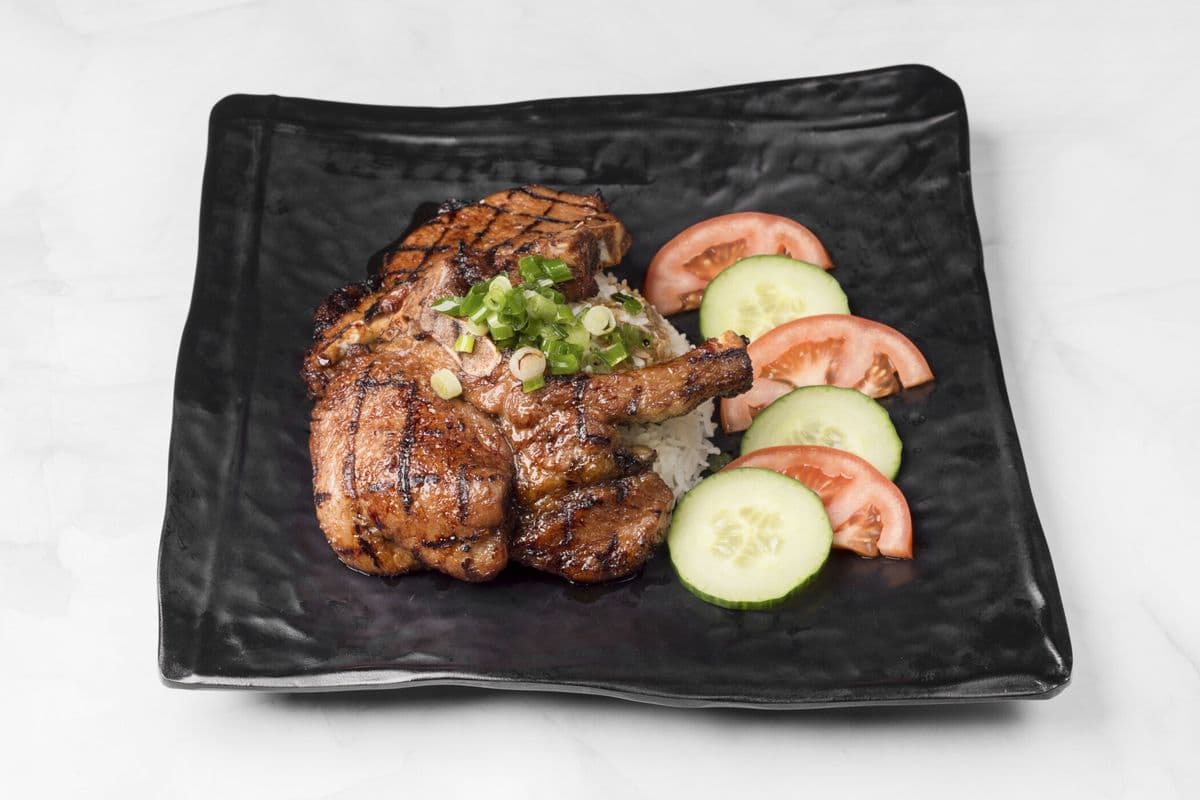 41. Grilled Pork Chop Rice
