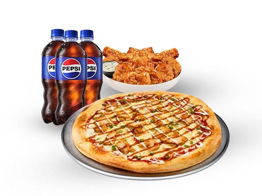 Pizza & 16 Pcs Boneless Wings