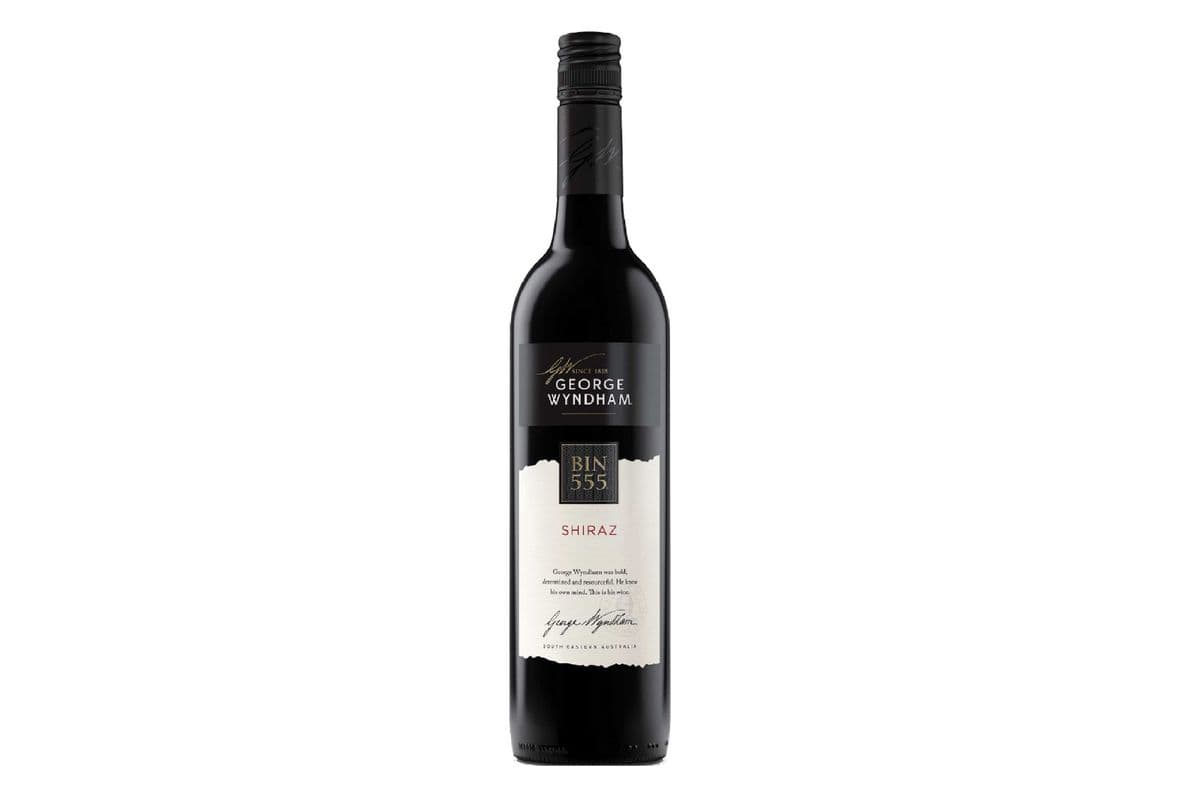 Wyndham Estate Bin 555 Shiraz (1 x 750 ml)
