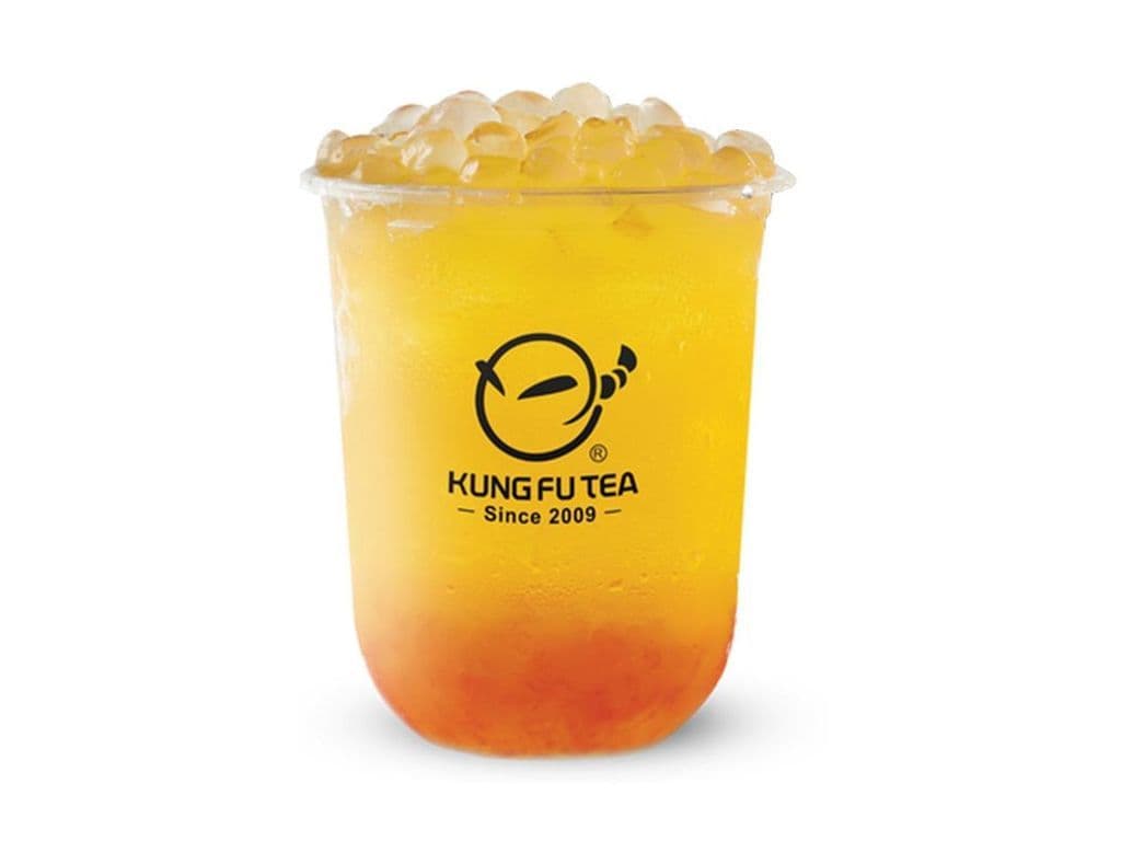 Grapefruit Green Tea w/ Agar Bubble