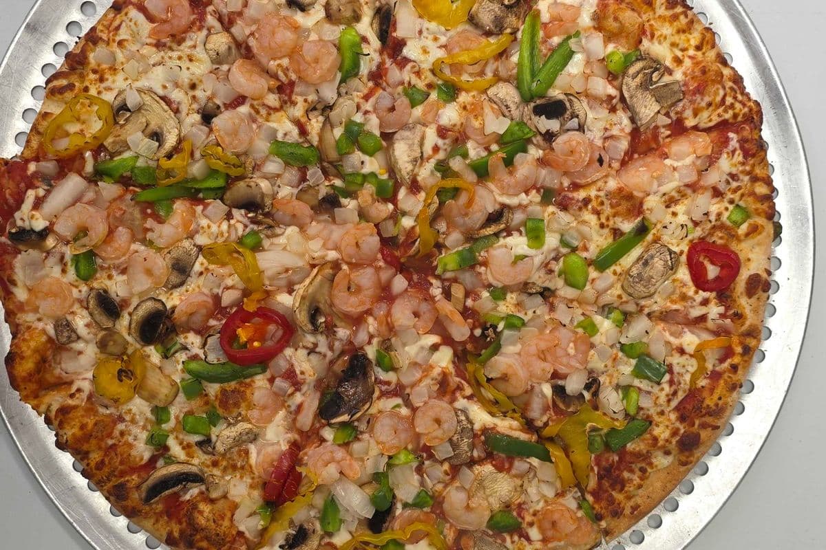 14" Large Shrimp Pizza