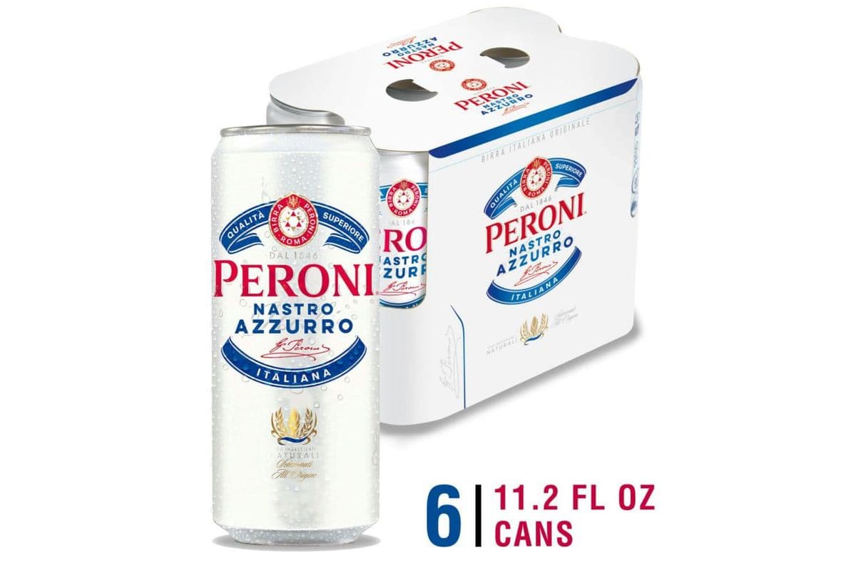 Peroni Nastro Azzurro (6 x 330 ml Can)
