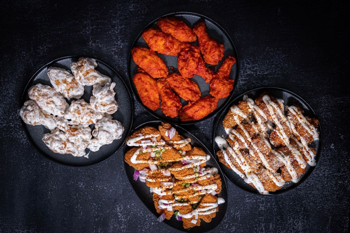 Wings (4 lbs) - Four Flavors