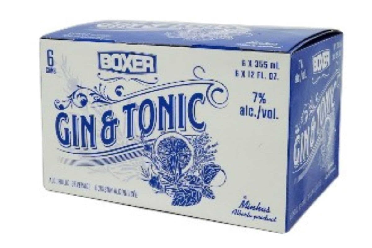 Boxer Gin & Tonic 6 x 355 ML Cans (1 x 355 ML)