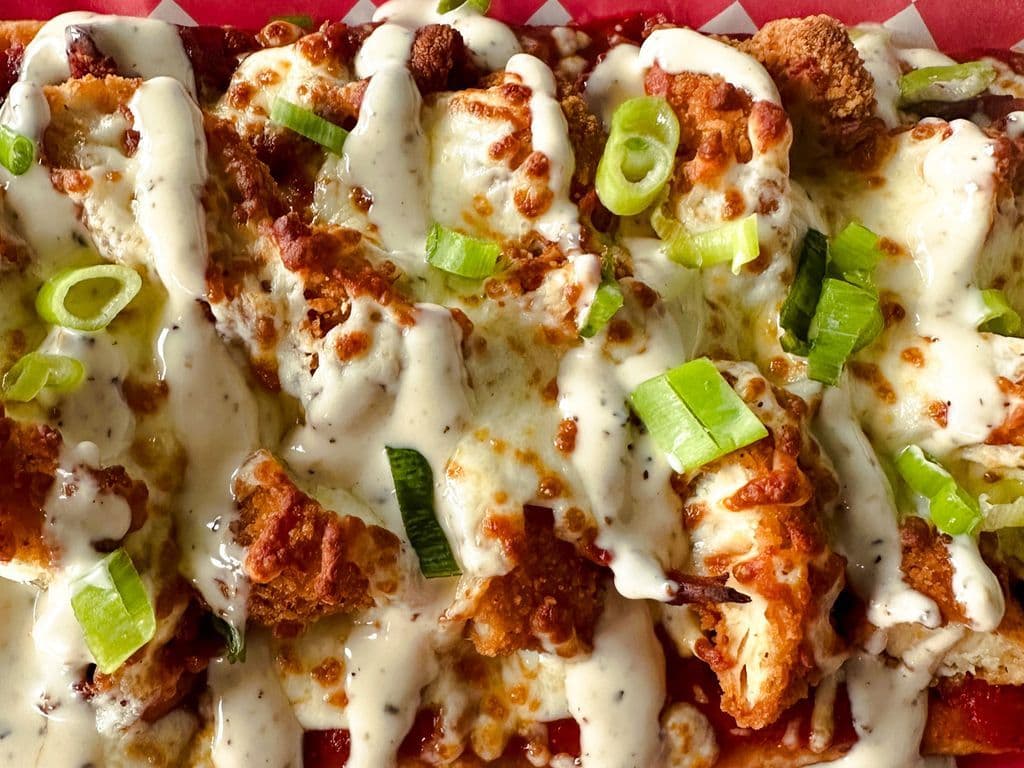 Chicken Bacon Ranch Flatbread - Brooklyn Deli