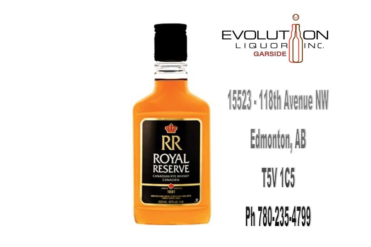 Royal Reserve Canadian Rye Whisky 0200P (1 x 200 ml Plastic Bottle)