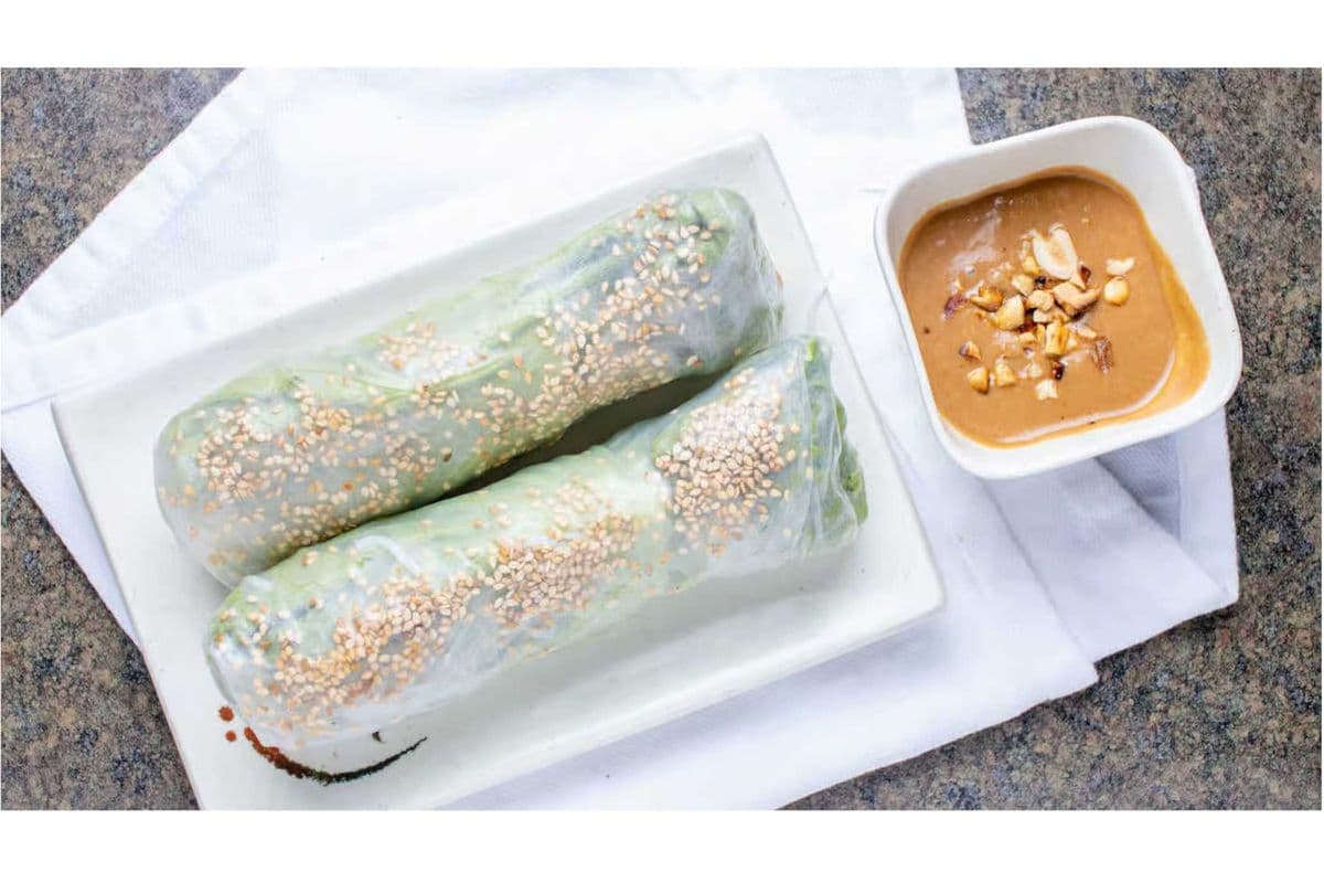 Tofu California Salad Rolls (2 Rolls)