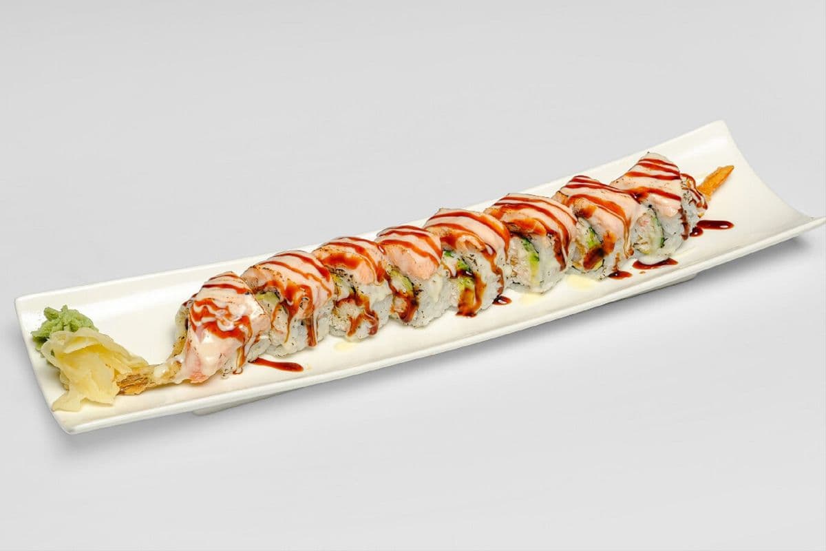 Salmon Aburi Roll