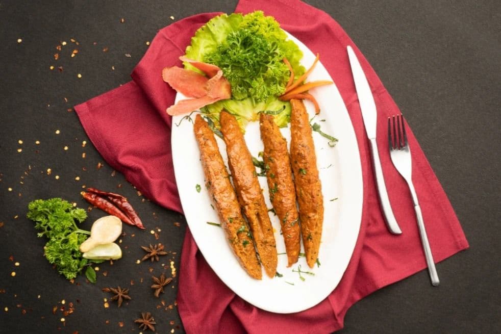 Mutton Seekh Kebab (1 pc)