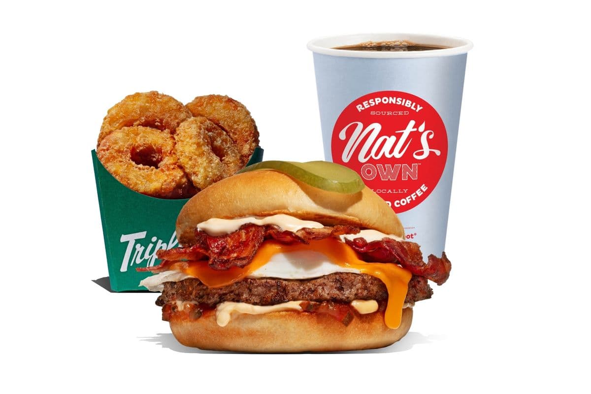 Breakfast Burger Combo