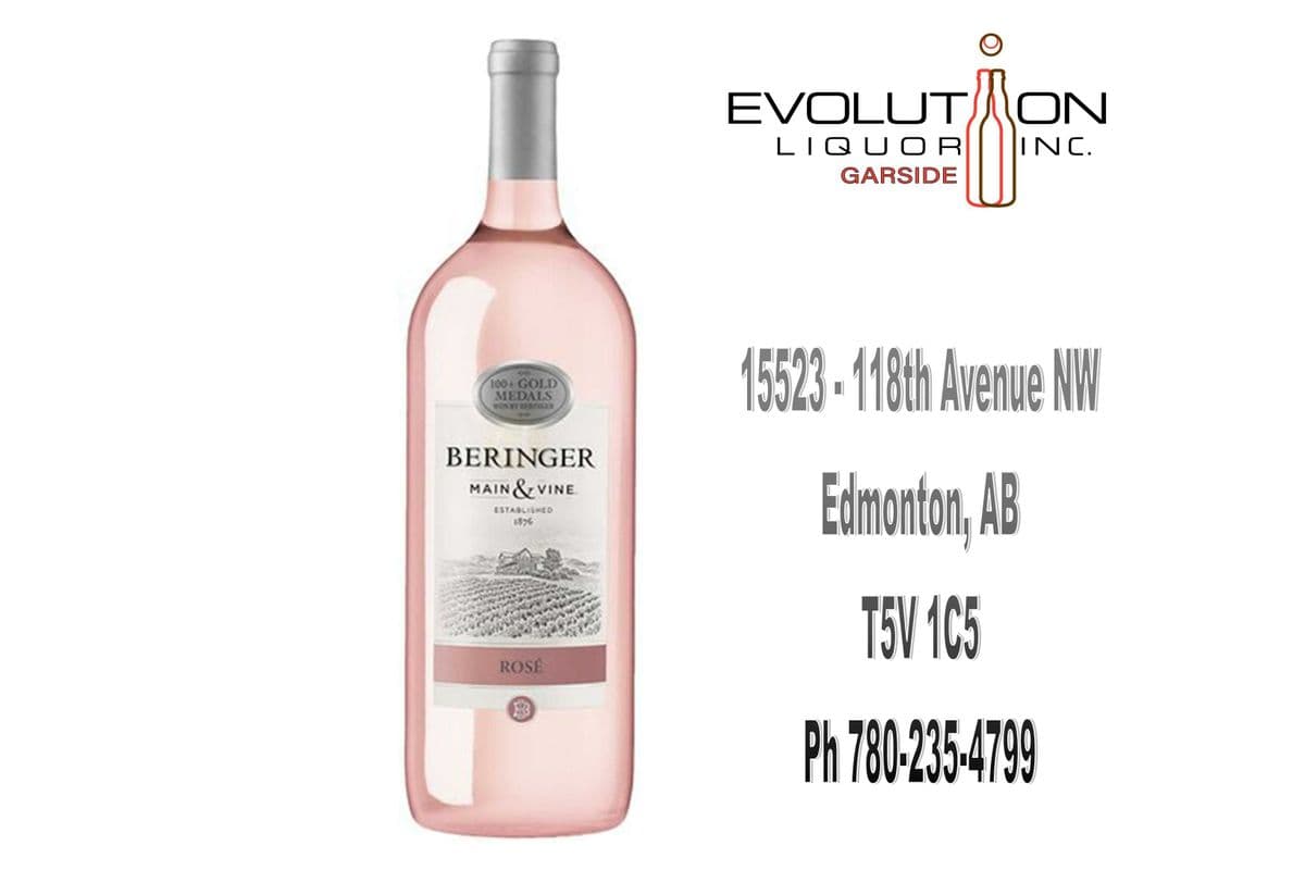 Beringer Main & Vine Rose 750G (1 x 750ml Glass Bottle)