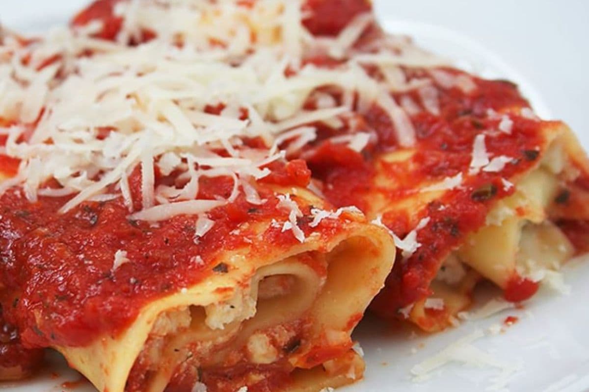High End Bistro Manicotti (Baked Pasta)
