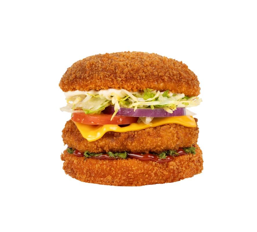 Desi Fried Burger