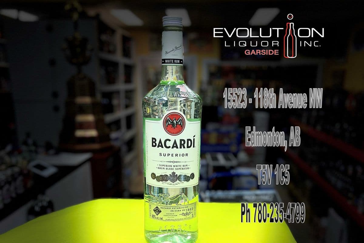 Bacardi Superior White Rum 3000G (1 x 3L Glass Bottle)