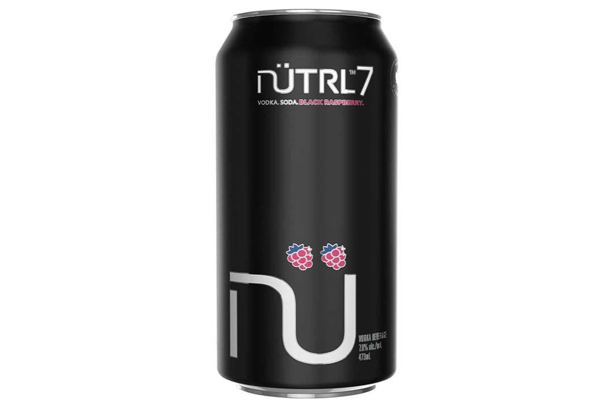 NUTRL BLACK RASPBERRY 7% (1 x 473 ML)