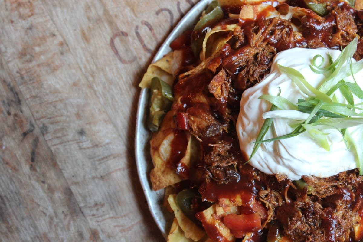 BBQ Pork Nachos