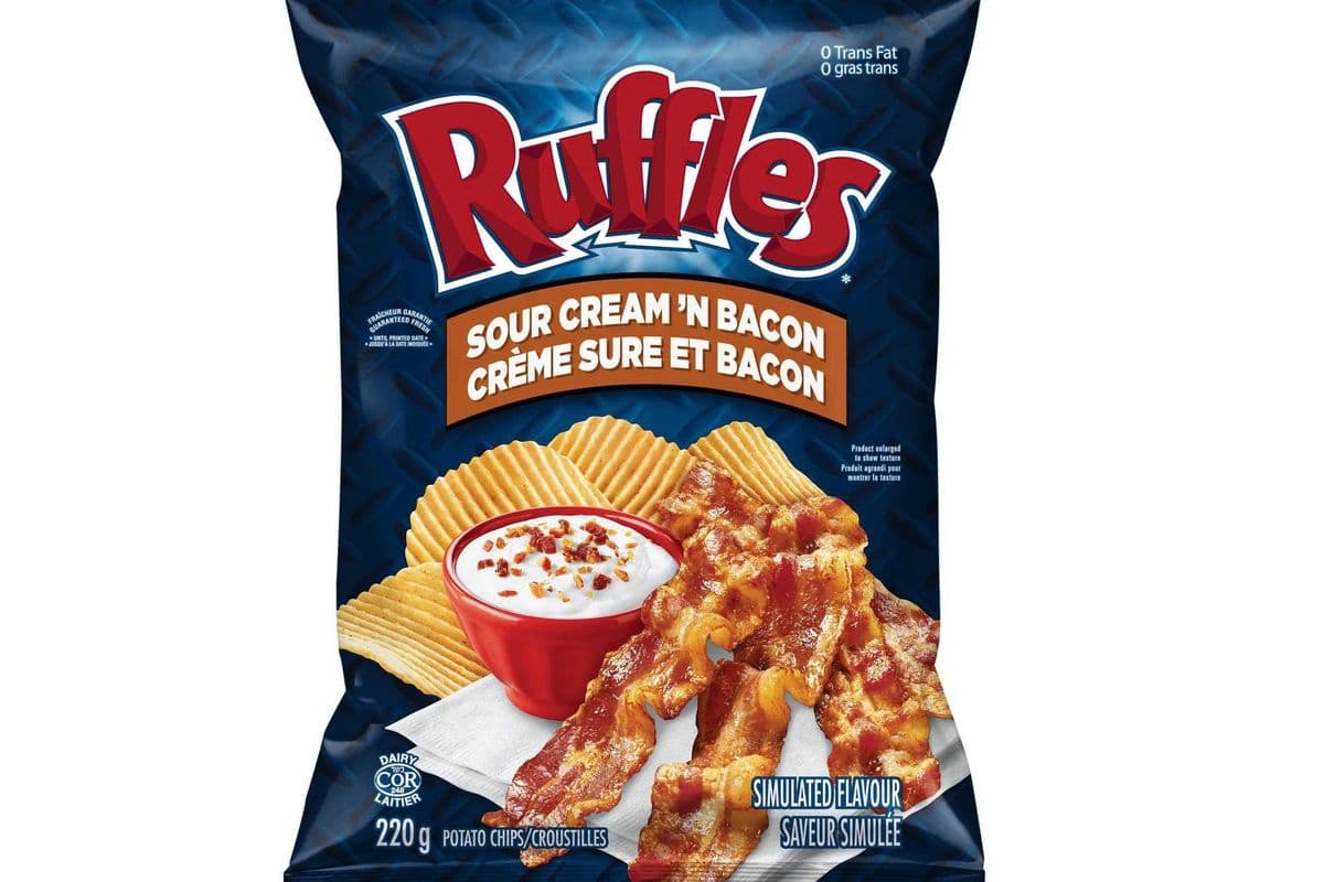 Ruffles Sour Cream and Bacon (200 g)