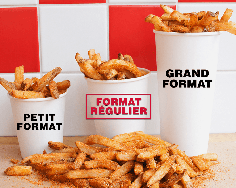 Frites Cajun / Cajun Fries (Format régulier / Regular)