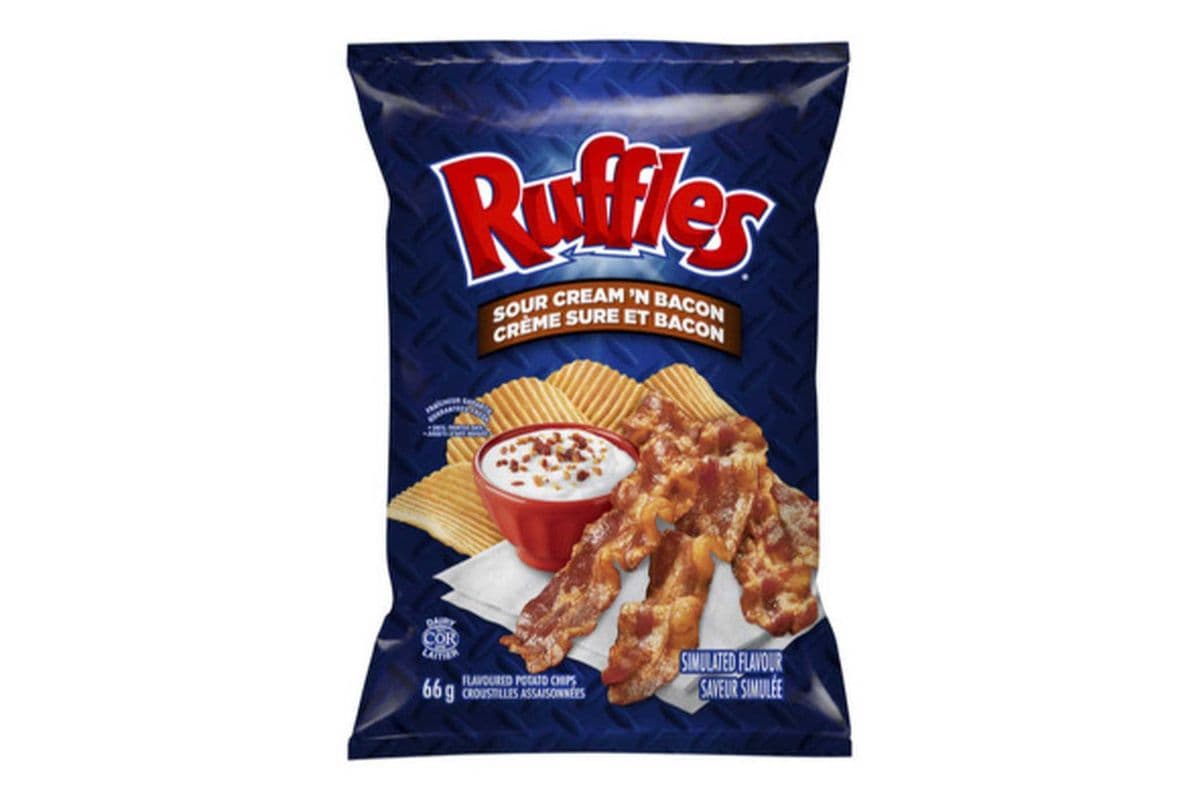 Ruffles Sour Cream Bacon 66g