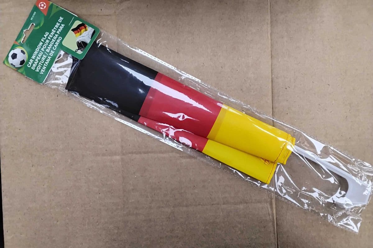 Car Window flag Germany.