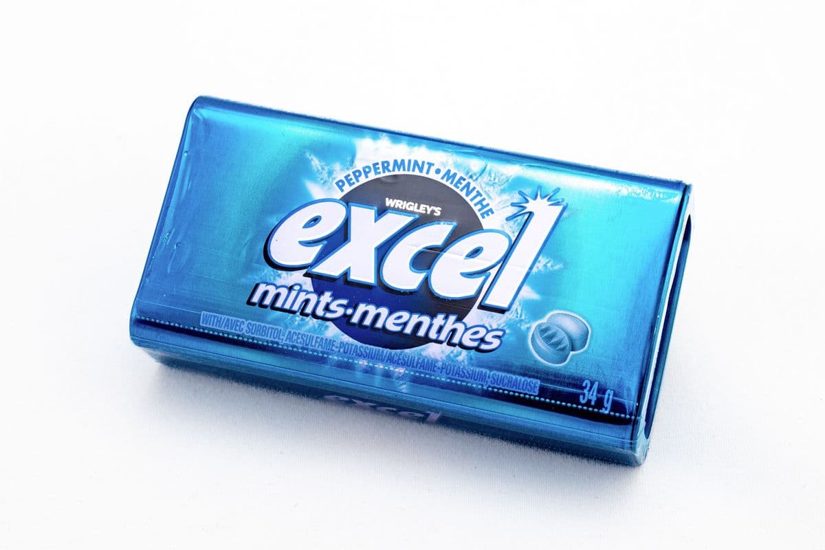 Excel Peppermint Mints (34 g) 薄荷糖(蓝)
